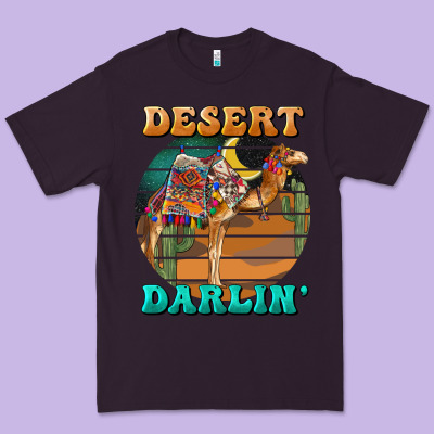 Desert Darling Camel Premium Tee Designed By Barkaloodesign