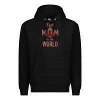 Black Best Mom in the World Premium Hoodie - Bettercallsaul