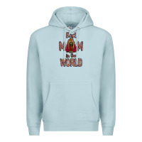 Blue Mist Best Mom in the World Premium Hoodie - Bettercallsaul