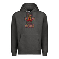 Charcoal Heather Best Mom in the World Premium Hoodie - Bettercallsaul