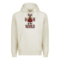 Oatmeal Heather Best Mom in the World Premium Hoodie - Bettercallsaul