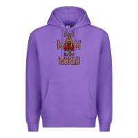 Purple Best Mom in the World Premium Hoodie - Bettercallsaul