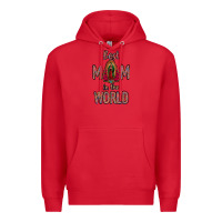 Red Best Mom in the World Premium Hoodie - Bettercallsaul