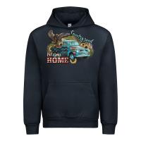 Navy Truck USA country road take me home 4th of july Urban Hoodie - HowdyJamesFarm