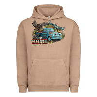 Pigment Burro Truck USA country road take me home 4th of july Urban Hoodie - HowdyJamesFarm