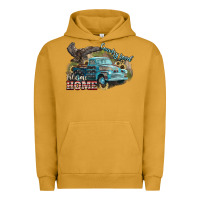 Pigment Peanut Butter Truck USA country road take me home 4th of july Urban Hoodie - HowdyJamesFarm