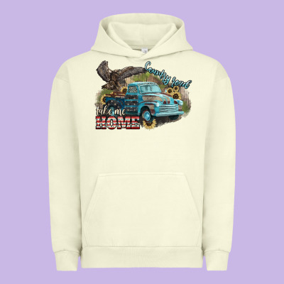 Truck Usa Country Road Take Me Home 4th Of July Urban Hoodie Designed By Howdyjamesfarm