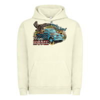 Pigment Pistachio Truck USA country road take me home 4th of july Urban Hoodie - HowdyJamesFarm