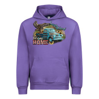 Tulip Truck USA country road take me home 4th of july Urban Hoodie - HowdyJamesFarm
