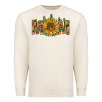 Sandshell Western Mom With Sunflower Premium Sweatshirt - BundleAndBundleShop