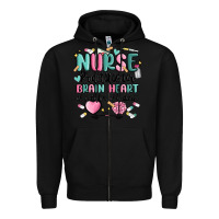 Black nurse practitioner Zipper Hoodie - MaliasSmallBusiness