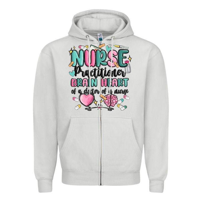 Nurse Practitioner Zipper Hoodie by MaliasSmallBusiness | Teevron