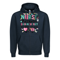 Navy nurse practitioner Zipper Hoodie - MaliasSmallBusiness
