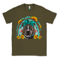 Army Green western pitbull rainbow Classic Tee - Artiststas