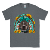 Charcoal Heather western pitbull rainbow Classic Tee - Artiststas