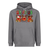 Storm Ho ho ho Reindeer Heavyweight Hoodie - NancyCooperArtShop