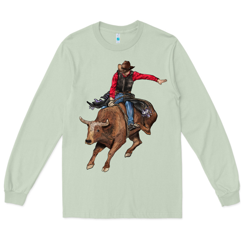 Western Cowboy Long Sleeve Tee by AdoDesignShop | Teevron
