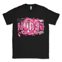 Black breast cancer nurse Classic Tee - LillyAllenDesigns