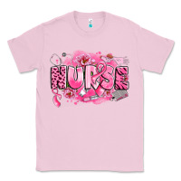 Bubblegum Pink breast cancer nurse Classic Tee - LillyAllenDesigns