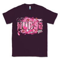 Plum breast cancer nurse Classic Tee - LillyAllenDesigns