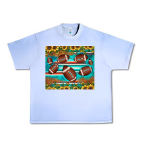 Grape Ice football turquoise sunflower Urban Heavy Tee - JahusDesignShop