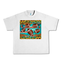 Lunar Rock football turquoise sunflower Urban Heavy Tee - JahusDesignShop