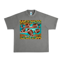 Tornado football turquoise sunflower Urban Heavy Tee - JahusDesignShop