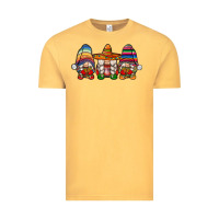 Vintage Mustard mexican gnomes Vintage Tee - JahusDesignShop