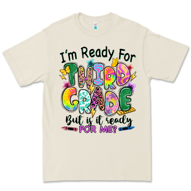 I'm Ready For Third Grade But Is It Ready For Me Premium Tee by RanaPortraitStore | Teevron