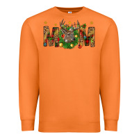 Carrot Western Mom With Reindeer Premium Sweatshirt - BundleAndBundleShop