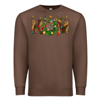 Chestnut Western Mom With Reindeer Premium Sweatshirt - BundleAndBundleShop