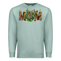 Seafoam Western Mom With Reindeer Premium Sweatshirt - BundleAndBundleShop