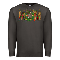 Smoke Western Mom With Reindeer Premium Sweatshirt - BundleAndBundleShop