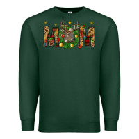 Sports Green Western Mom With Reindeer Premium Sweatshirt - BundleAndBundleShop