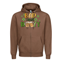Chestnut bad and boozy Zipper Hoodie - MaliasSmallBusiness