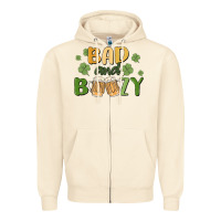 Sandshell bad and boozy Zipper Hoodie - MaliasSmallBusiness