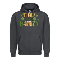 Smoke bad and boozy Zipper Hoodie - MaliasSmallBusiness