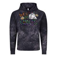 Cloud Black let's go ghouls Vintage Hoodie - CowhideDigitalArt
