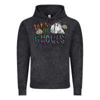 Vintage Black let's go ghouls Vintage Hoodie - CowhideDigitalArt