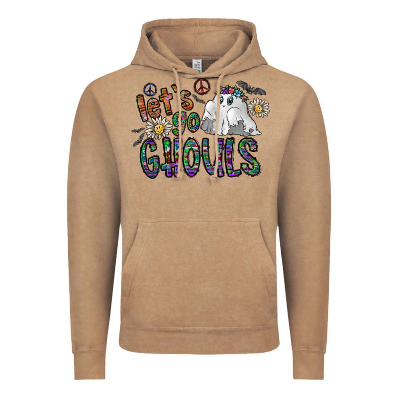 Let's Go Ghouls Vintage Hoodie by CowhideDigitalArt | Teevron