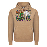 Vintage Coffee let's go ghouls Vintage Hoodie - CowhideDigitalArt