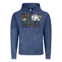 Vintage Denim let's go ghouls Vintage Hoodie - CowhideDigitalArt