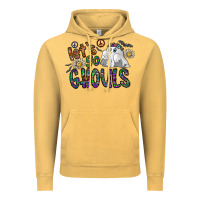 Vintage Mustard let's go ghouls Vintage Hoodie - CowhideDigitalArt