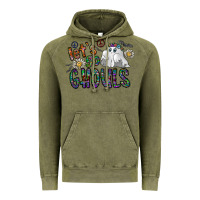 Vintage Olive let's go ghouls Vintage Hoodie - CowhideDigitalArt