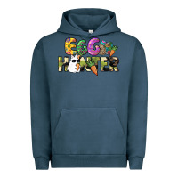 Pigment Midnight Navy Egg hunter Easter Day Urban Hoodie - HowdyJamesFarm