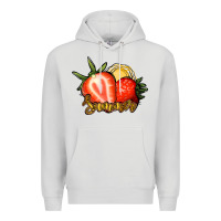 Dove Grey Strawberry Summer Premium Hoodie - Bettercallsaul