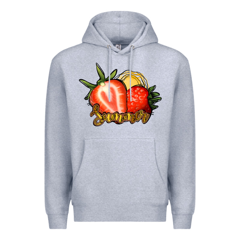 Strawberry Summer Premium Hoodie by Bettercallsaul | Teevron