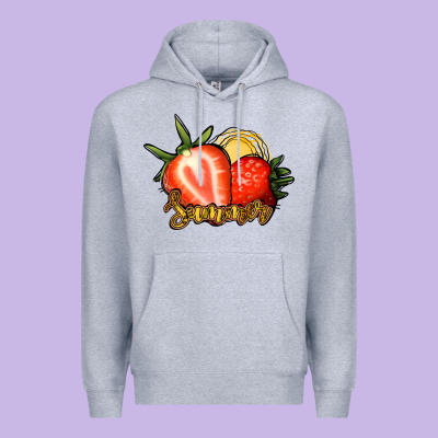 Strawberry Summer Premium Hoodie Designed By Bettercallsaul