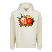 Oatmeal Heather Strawberry Summer Premium Hoodie - Bettercallsaul