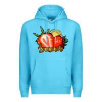 Ocean Blue Strawberry Summer Premium Hoodie - Bettercallsaul